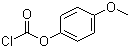 4-Methoxyphenyl carbonochloridate molecular structure (CAS 7693-41-6)