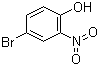 4-溴-2-硝基苯酚分子结构 (CAS 7693-52-9)
