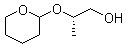 结构式 CAS# 76946-21-9, (2S)-2-[(四氢-2H-吡喃-2-基)氧基]-1-丙醇