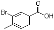 3-Bromo-4-methylbenzoic acid molecular structure (CAS 7697-26-9)