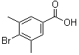 structure of CAS# 7697-32-7, 4-Bromo-3,5-dimethylbenzoic acid