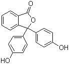 Phenolphthalein molecular structure (CAS 77-09-8)
