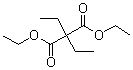 Diethylmalonic acid diethyl ester molecular structure (CAS 77-25-8)