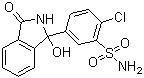 structure of CAS# 77-36-1, Chlortalidone;2-Chloro-5-(2,3-dihydro-1-hydroxy-3-oxo-1H-isoindol-1-yl)benzenesulfonamide; Chlorthalidone; Hygroton; Thalitone