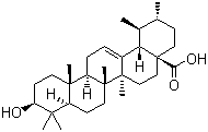 Ursolic acid molecular structure (CAS 77-52-1)