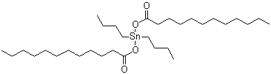 Dibutyltin dilaurate molecular structure (CAS 77-58-7)