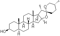 Tigogenin molecular structure (CAS 77-60-1)
