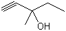 structure of CAS# 77-75-8, 3-Methyl-1-pentyn-3-ol;Methylpentynol