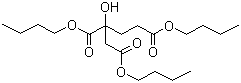 Tributyl citrate molecular structure (CAS 77-94-1)