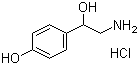 structure of CAS# 770-05-8, DL-Octopamine hydrochloride ;DL-alpha-(Aminomethyl)-4-hydroxybenzyl alcohol hydrochloride; 1-(4-Hydroxyphenyl)-2-amino-ethanol hydrochloride