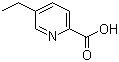 structure of CAS# 770-08-1, 5-Ethyl-2-pyridinecarboxylic acid;5-Ethylpicolinic acid; 5-Ethyl-2-picolinic acid; 5-Ethylpicolinic acid