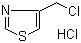 4-(氯甲基)-1,3-噻唑盐酸盐分子结构 (CAS 7709-58-2)