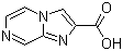 结构式 CAS# 77112-53-9, 咪唑并[1,2-a]吡嗪-2-甲酸