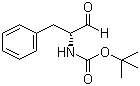 structure of CAS# 77119-85-8, N-Boc-D-phenylalaninal;(R)-(+)-2-(tert-Butoxycarbonylamino)-3-phenylpropanal