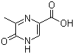 4,5-Dihydro-6-methyl-5-oxo-2-pyrazinecarboxylic acid molecular structure (CAS 77168-83-3)