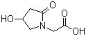4-羟基-2-氧代-1-吡咯烷乙酸分子结构 (CAS 77191-37-8)