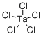 Tantalum chloride molecular structure (CAS 7721-01-9)