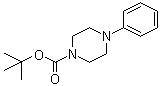 结构式 CAS# 77278-63-8, 4-苯基哌嗪-1-羧酸叔丁酯