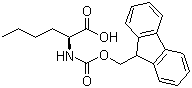 N-Fmoc-L-norleucine molecular structure (CAS 77284-32-3)