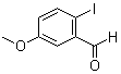 2-Iodo-5-methoxybenzaldehyde molecular structure (CAS 77287-58-2)