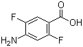 4-Amino-2,5-difluorobenzoic acid molecular structure (CAS 773108-64-8)