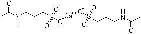 Acamprosate calcium molecular structure (CAS 77337-73-6)
