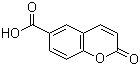 structure of CAS# 7734-80-7, Coumarin-6-carboxylic acid;2-Oxo-2H-chromene-6-carboxylic acid