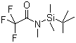 N-(特丁基二甲基硅)-N-甲基三氟乙酰胺分子结构 (CAS 77377-52-7)