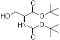 N-tert-Butoxycarbonylserine tert-butyl ester molecular structure (CAS 7738-22-9)