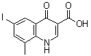 structure of CAS# 773865-48-8, 1,4-Dihydro-6-iodo-8-methyl-4-oxo-3-quinolinecarboxylic acid