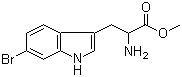 6-Bromotryptophan methyl ester molecular structure (CAS 774181-71-4)