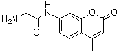 2-Amino-N-(4-methyl-2-oxo-2H-1-benzopyran-7-yl)acetamide molecular structure (CAS 77471-42-2)