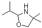 4,4-Dimethyl-2-(1-methylethyl)oxazolidine molecular structure (CAS 77472-23-2)