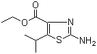 Ethyl 2-amino-5-isopropylthiazole-4-carboxylate molecular structure (CAS 77505-83-0)