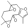 蓬莪术环氧酮环氧化物分子结构 (CAS 7759-24-2)