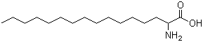 structure of CAS# 7769-79-1, 2-Aminohexadecanoic acid;2-Aminopalmitic acid