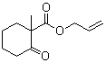 Allyl 1-methyl-2-oxocyclohexanecarboxylate molecular structure (CAS 7770-41-4)
