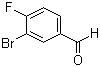 3-Bromo-4-fluorobenzaldehyde molecular structure (CAS 77771-02-9)