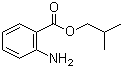 2-氨基苯甲酸异丁酯分子结构 (CAS 7779-77-3)