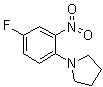 1-(4-Fluoro-2-nitrophenyl)pyrrolidine molecular structure (CAS 778-56-3)