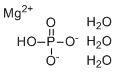 structure of CAS# 7782-75-4, Magnesium hydrogen phosphate trihydrate;Magnesium phosphate dibasic trihydrate