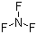 structure of CAS# 7783-54-2, Nitrogen trifluoride ;Trifluoramine