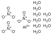 structure of CAS# 7784-27-2, Aluminium nitrate nonahydrate