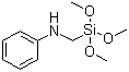 structure of CAS# 77855-73-3, Anilino-methyl-trimethoxysilane;N-Phenylaminomethyltrimethoxysilane; (N-Phenylamino)methyltrimethoxysilane; N-(Trimethoxysilylmethyl)aniline