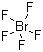 Bromine pentafluoride molecular structure (CAS 7789-30-2)