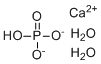 Calcium hydrogenphosphate dihydrate molecular structure (CAS 7789-77-7)