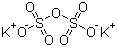 Potassium pyrosulfate molecular structure (CAS 7790-62-7)