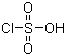 Chlorosulfonic acid molecular structure (CAS 7790-94-5)