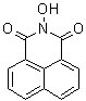 structure of CAS# 7797-81-1, 2-Hydroxy-1H-benz[de]isoquinoline-1,3(2H)-dione;N-Hydroxynaphthalimide; NSC 108691; Naphthalhydroxamic acid