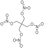 结构式 CAS# 78-11-5, 季戊四醇四硝酸酯; 戊四硝酯